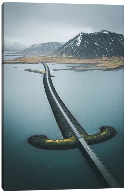Sword Road Of Iceland I Canvas Art Print - Steffen Fossbakk