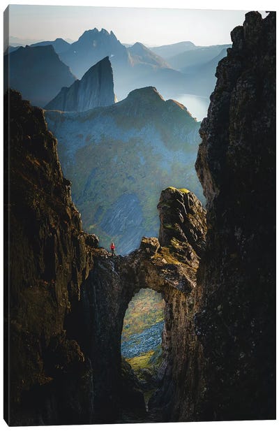 The Kings Bridge, Senja, Norway Canvas Art Print - Steffen Fossbakk