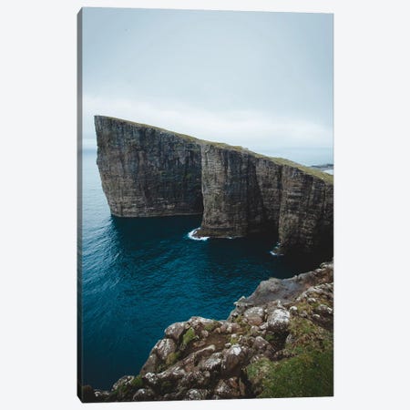 Cliffs Of The Atlantic Canvas Print #FSB66} by Steffen Fossbakk Canvas Art Print