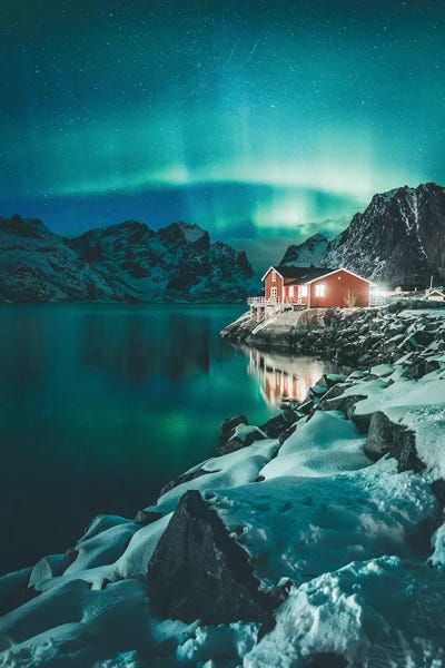 December Nights by Steffen Fossbakk canvas print