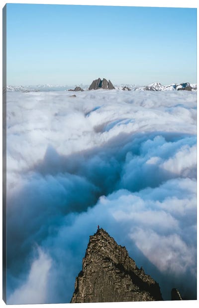 King Of The Clouds Canvas Art Print - Island Art