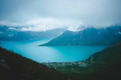 Moody Days In Fjordgård by Steffen Fossbakk art print