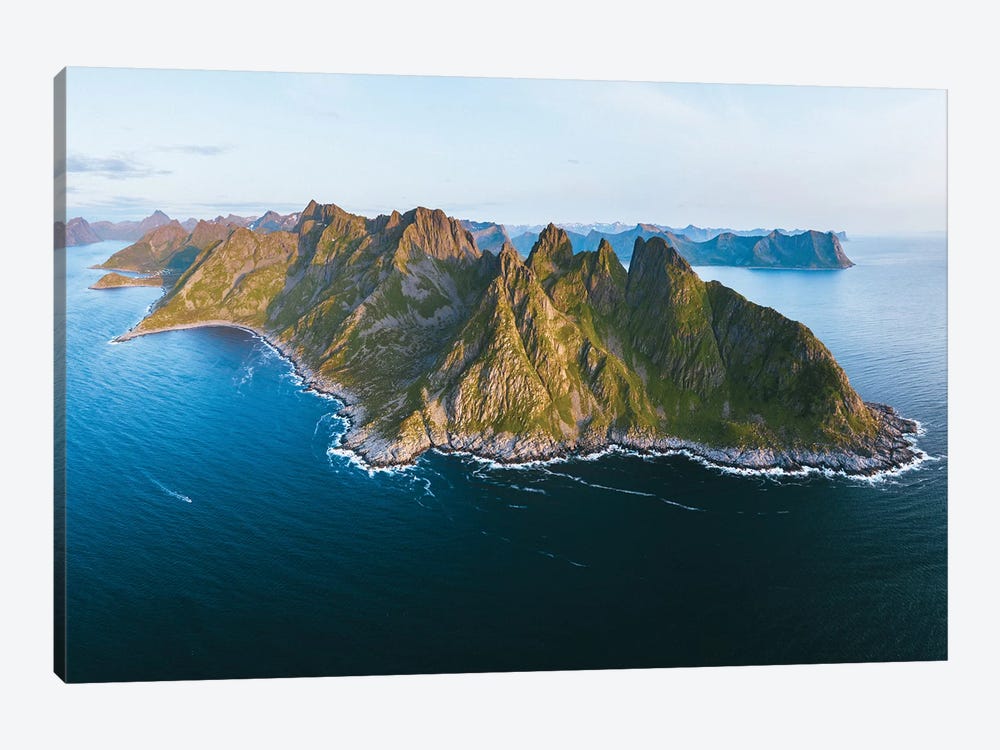 Rugged Landscapes Of Senja Island by Steffen Fossbakk 1-piece Canvas Art Print