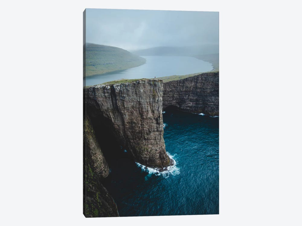 Slave Cliffs, Faroe Islands by Steffen Fossbakk 1-piece Canvas Art Print