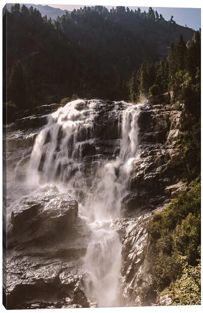 Waterfall, Stubai Valley, Austria, I Canvas Art Print