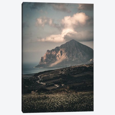 Sicily Landscape Canvas Print #FSC77} by Florian Schleinig Canvas Art Print