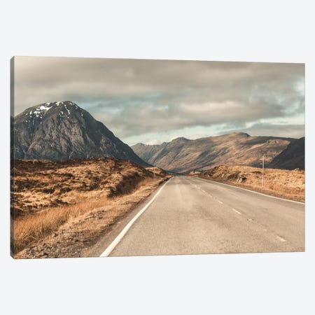 The Road To The Highlands Canvas Print #FSC81} by Florian Schleinig Canvas Art Print
