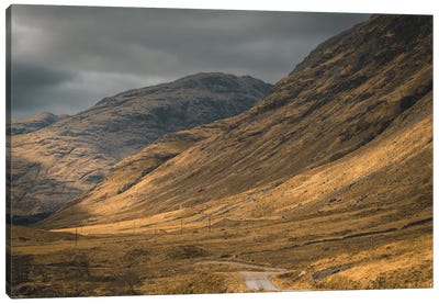 The Scottish Path Canvas Art Print - Scotland Art