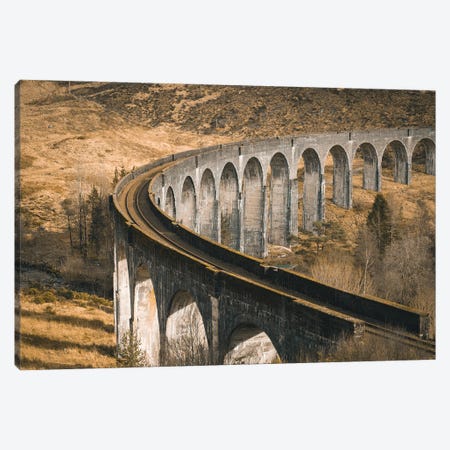 The Train Bridge Of Harry Potter Canvas Print #FSC90} by Florian Schleinig Canvas Art