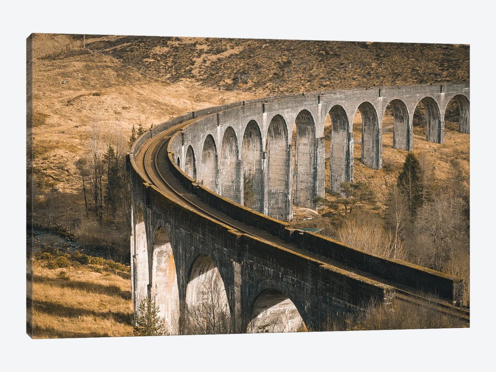 The Train Bridge Of Harry Potter by Florian Schleinig 1-piece Canvas Print