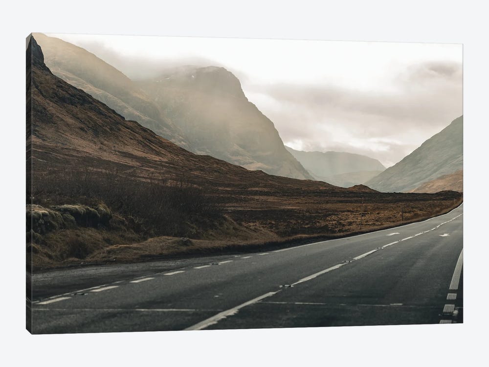 The Highlander Road by Florian Schleinig 1-piece Canvas Artwork