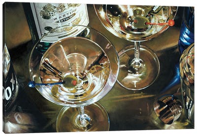 Martini Bar Canvas Art Print