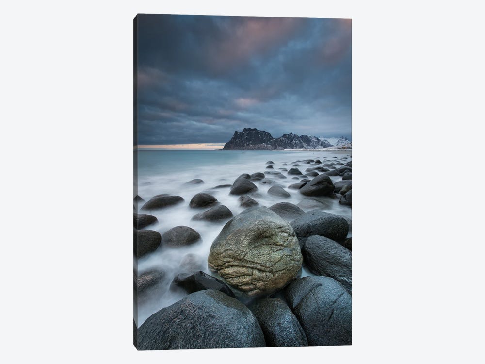 Utrakleiv Beach On The Lofoten by Floris Smeets 1-piece Canvas Print