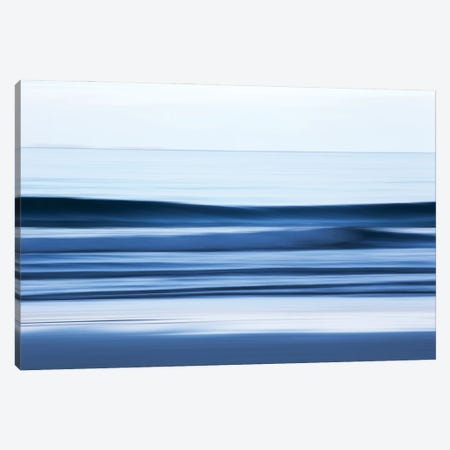 An Abstract Of Incoming Waves On A Beach Canvas Print #FSM93} by Floris Smeets Canvas Wall Art