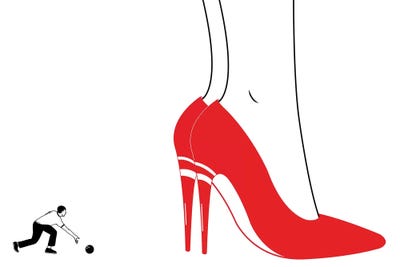 Strike by Filippo Spinelli framed canvas print