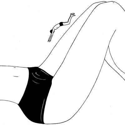 Dip by Filippo Spinelli metal wall art