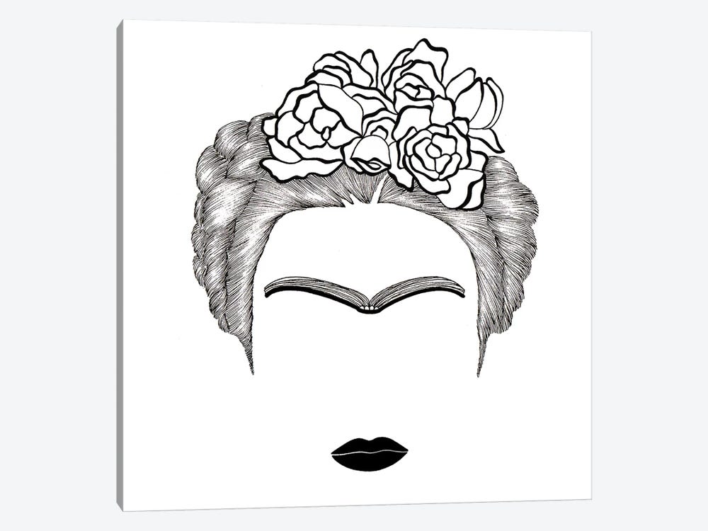 Frida Kahlo by Filippo Spinelli 1-piece Canvas Wall Art
