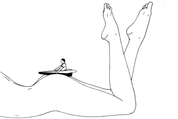 Black & White Drawings & Illustrations: Airstrip by Filippo Spinelli