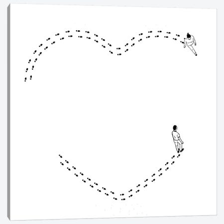 Love Is A Succession Of Common Steps Canvas Print #FSP41} by Filippo Spinelli Canvas Wall Art