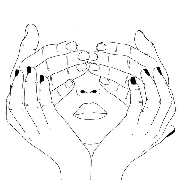 Black & White Drawings & Illustrations: Sei Ciò Che Osservo. Sei Ciò Che Sento. Sei Ciò Che Penso. by Filippo Spinelli