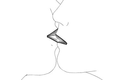 The Kiss Is A Mute Book by Filippo Spinelli canvas print