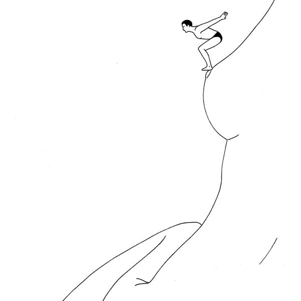 Black & White Drawings & Illustrations: Throw by Filippo Spinelli