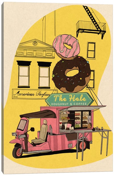 The Hole Canvas Art Print - Donut Art