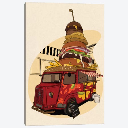 Good Burger Canvas Print #FTS5} by 5by5collective Canvas Art