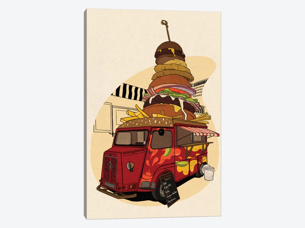 Good Burger by 5by5collective 1-piece Art Print