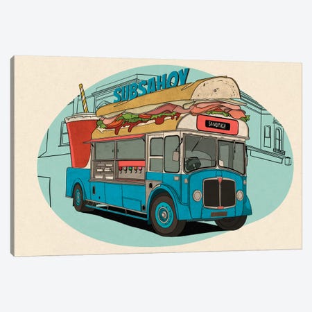 Subsahoy Canvas Print #FTS8} by 5by5collective Art Print