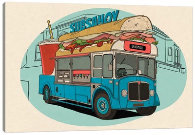 Subsahoy Canvas Art Print - Foodie Cart Collection