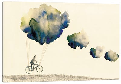 Flying Canvas Art Print - Creativity Art