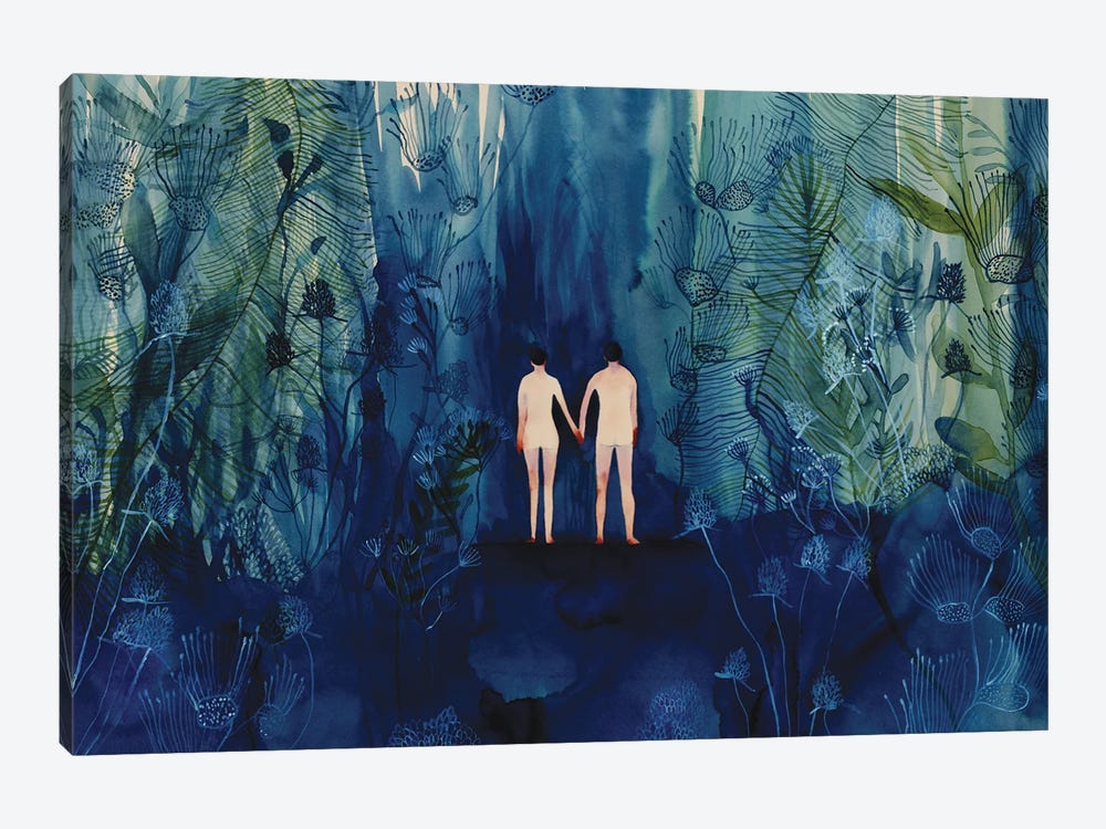 Forest by Flavia Cuddemi 1-piece Canvas Print