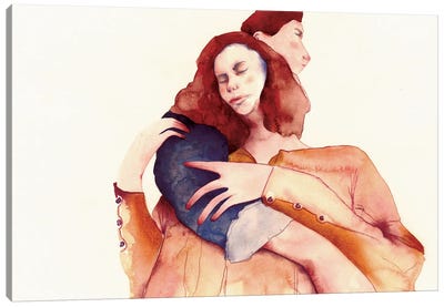 Couple Canvas Art Print - Flavia Cuddemi