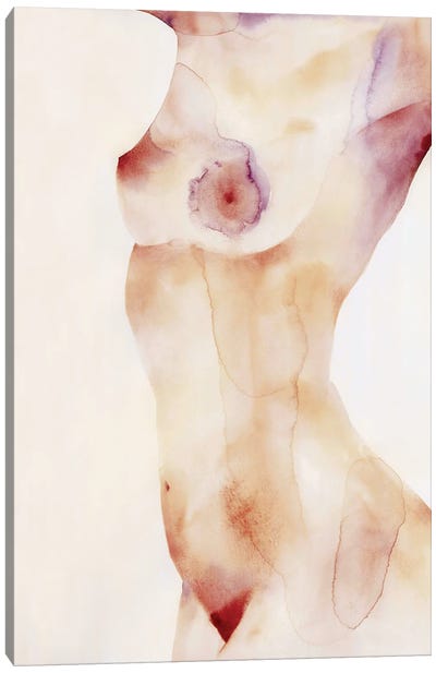 Figure II Canvas Art Print - Subdued Nudes