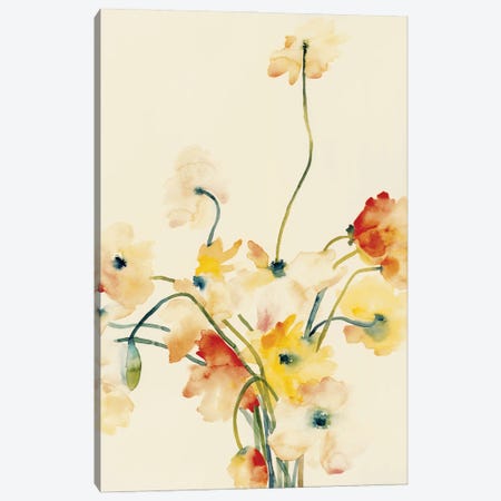 Flowers Bouquet III Canvas Print #FVC3} by Flavia Cuddemi Canvas Artwork