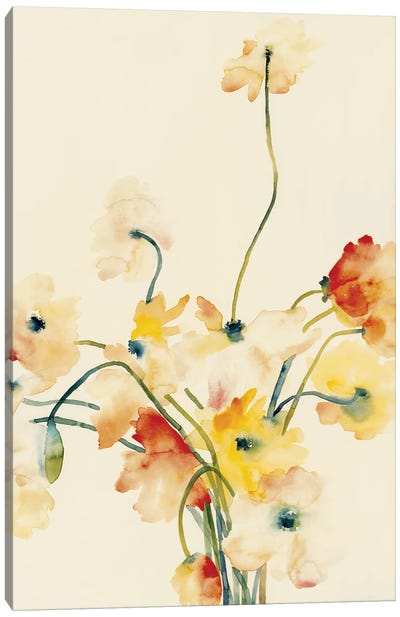 Flowers Bouquet III Canvas Art Print - Flavia Cuddemi