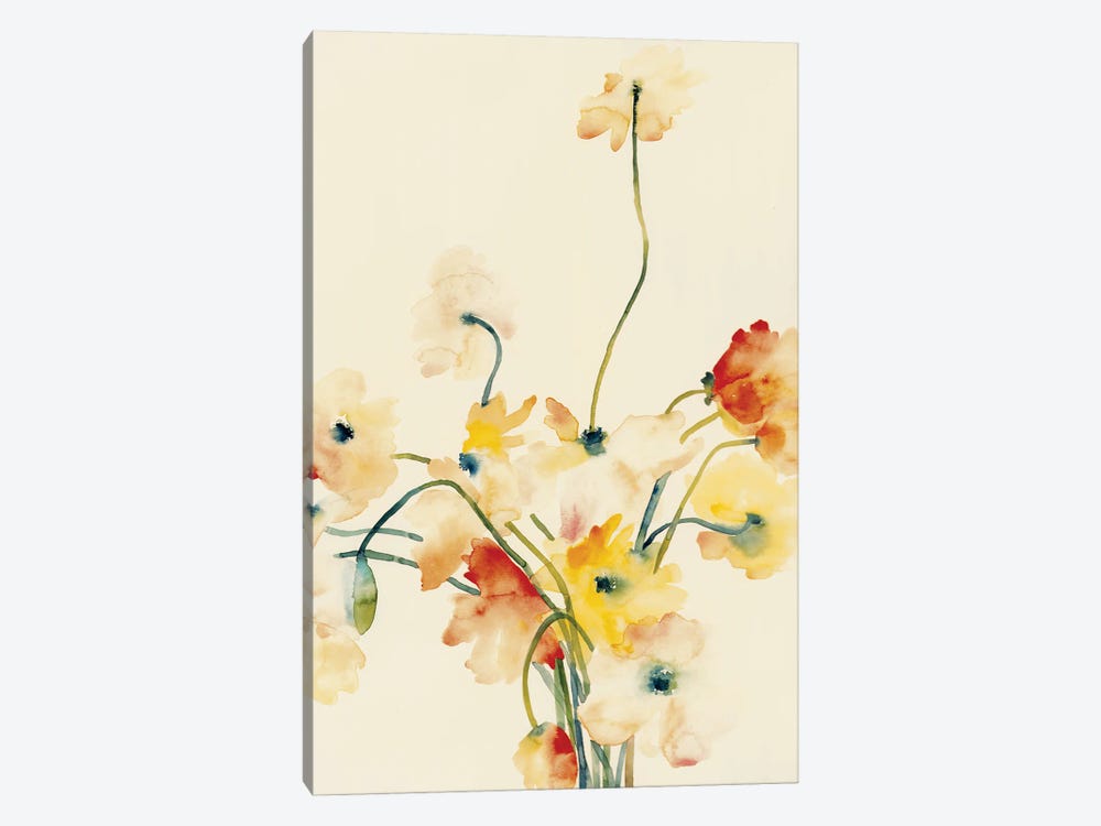 Flowers Bouquet III by Flavia Cuddemi 1-piece Canvas Wall Art