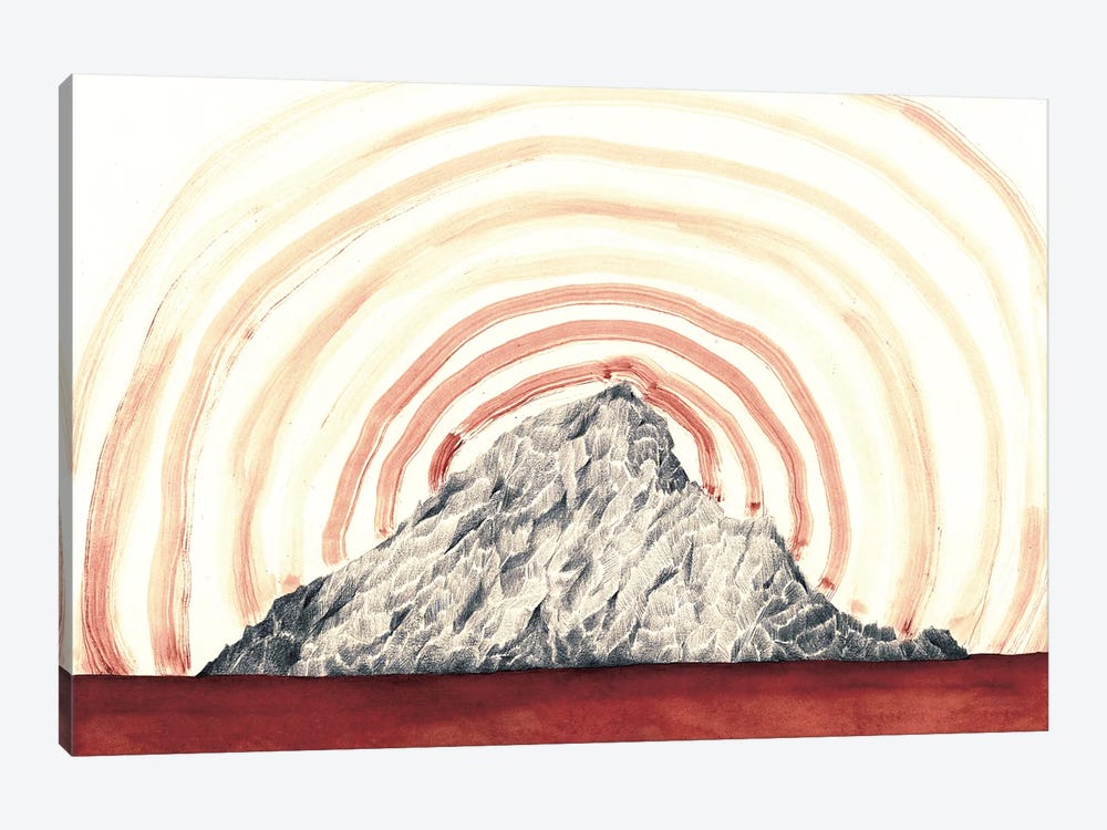 Volcano by Flavia Cuddemi 1-piece Canvas Art Print