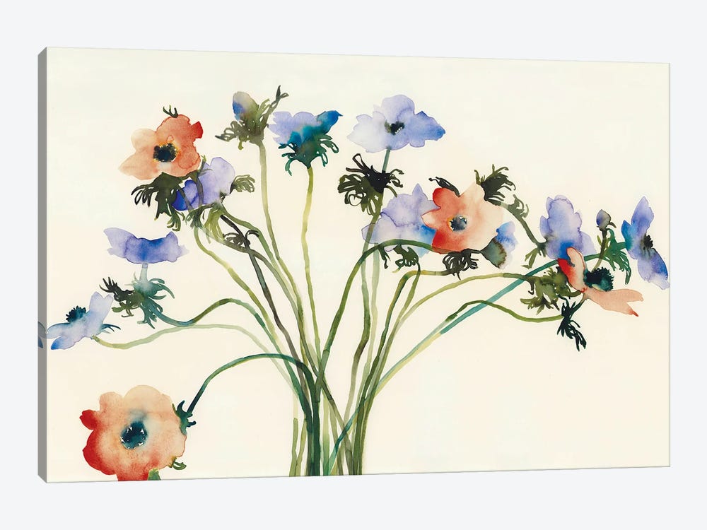 Flowers Bouquet IV by Flavia Cuddemi 1-piece Canvas Print