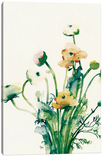 Flowers Bouquet V Canvas Art Print - Flavia Cuddemi