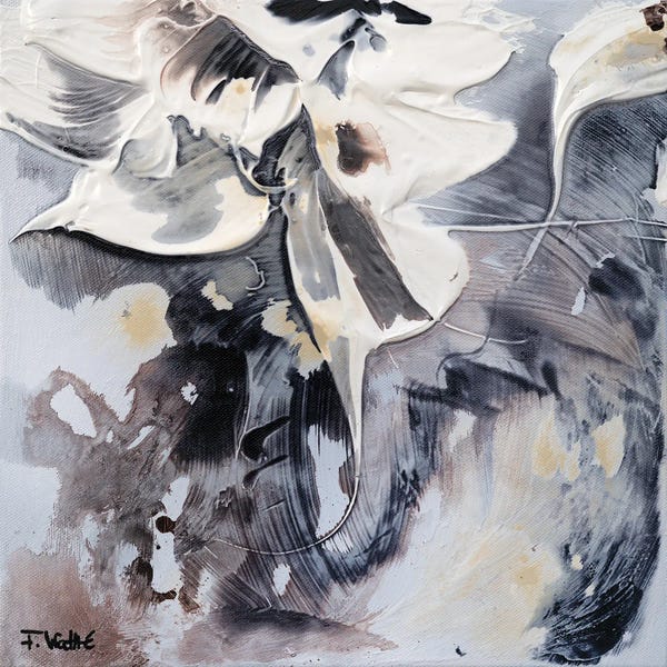 Black & White & Gold: The Soil Of Appreciation IV by Françoise Wattré