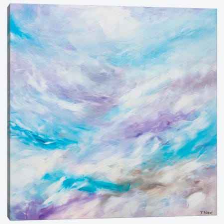 I Pause Watching The Clouds Canvas Print #FWA104} by Françoise Wattré Canvas Print