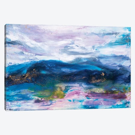 Take Me To The Blue Mountains Canvas Print #FWA106} by Françoise Wattré Canvas Art Print