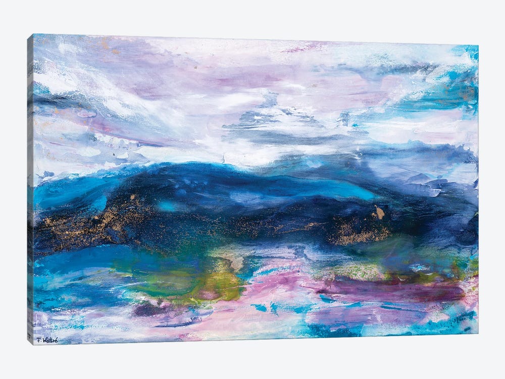Take Me To The Blue Mountains by Françoise Wattré 1-piece Art Print