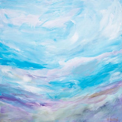 Memories Of Provence by Françoise Wattré metal wall art