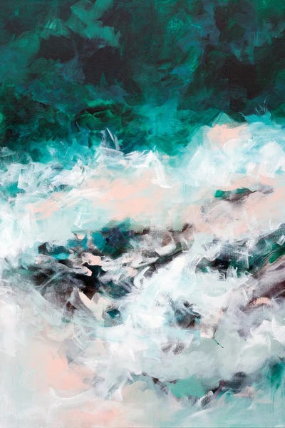 The Sound Of The Sea by Françoise Wattré framed canvas print