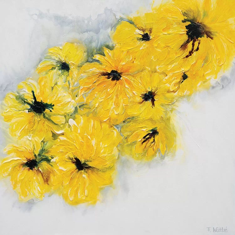 Golden Delight by Françoise Wattré canvas print