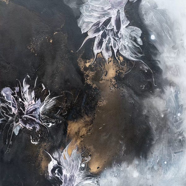 Black & White & Gold: Kiss Me One More Time by Françoise Wattré