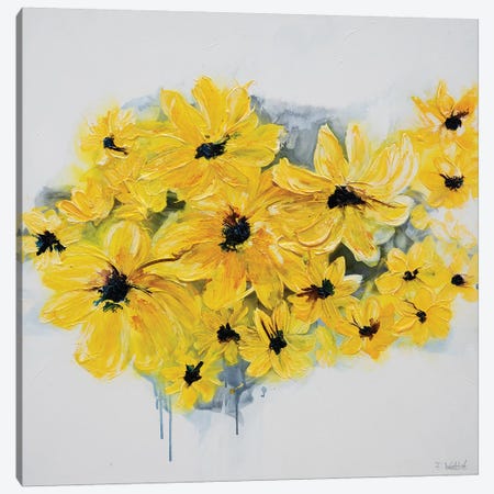 Sunshine Garden Canvas Print #FWA20} by Françoise Wattré Canvas Artwork